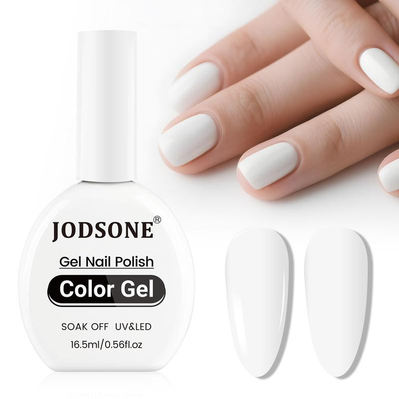 JODSONE 16.5Ml Same Color Same Bottle Gel Nail Polish Burgundy Glossy Long Lasting Elegant Noble Girl Women'S Holiday Gift
